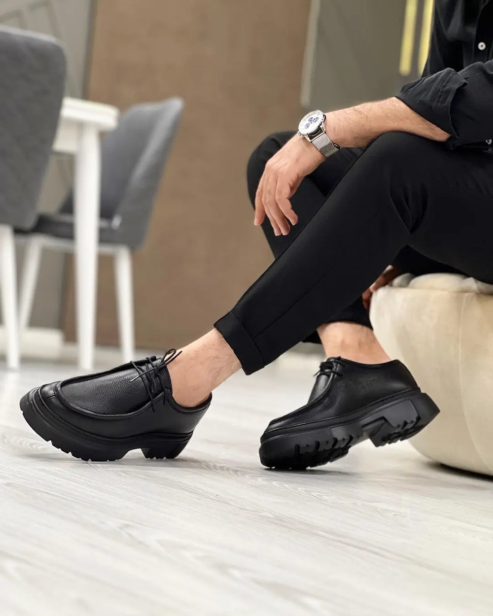 Falkot Hakiki Deri Eva Taban Günlük Erkek Casual Ayakkabı